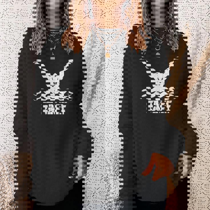 I Can Fly スウェットシャツ 彼女への贈り物