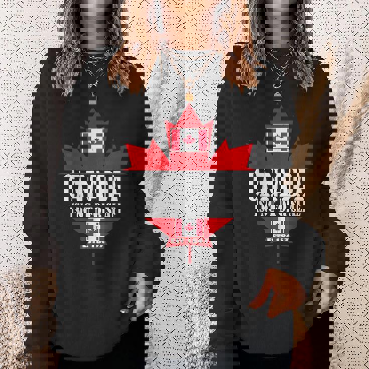 Canada Is Notale 1867 Dad Flag ゴルフビーバー 面白い帽子 スウェットシャツ 彼女への贈り物