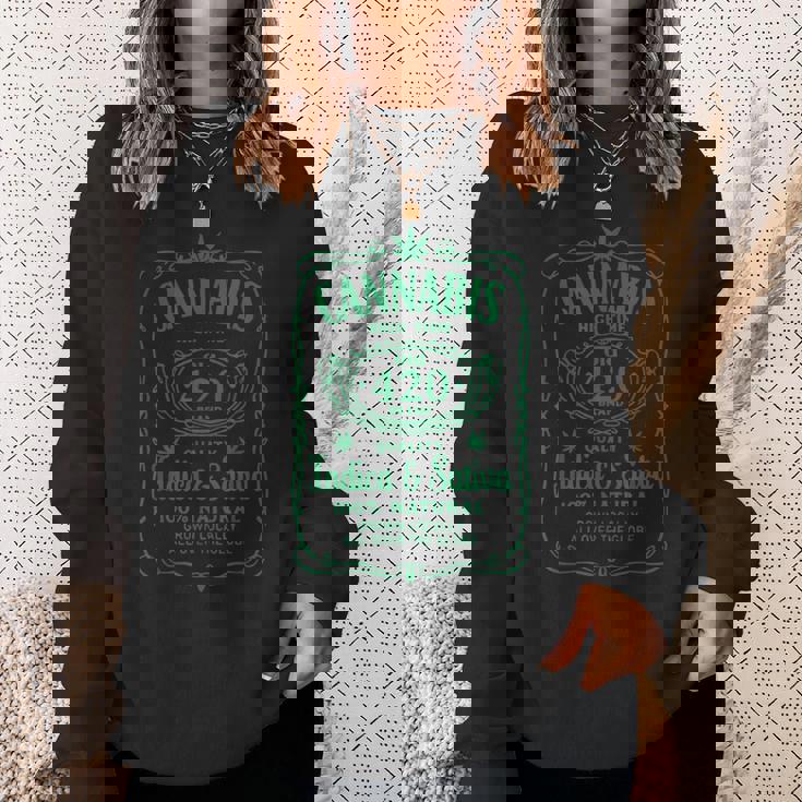 Cannabis High Time Old 420品質インディカ&サティバウィードtシャツ スウェットシャツ 彼女への贈り物