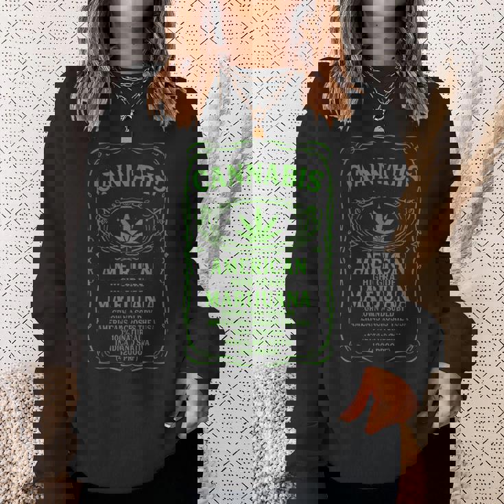 Cannabis アメリカグレード マリファナ インディカ サティバウィード スウェットシャツ 彼女への贈り物