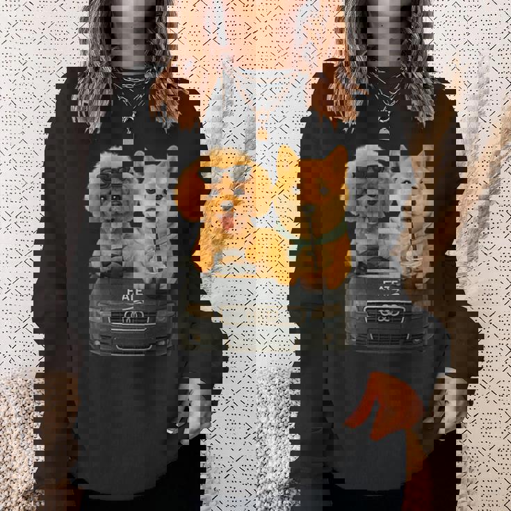 Car Dog スウェットシャツ 彼女への贈り物