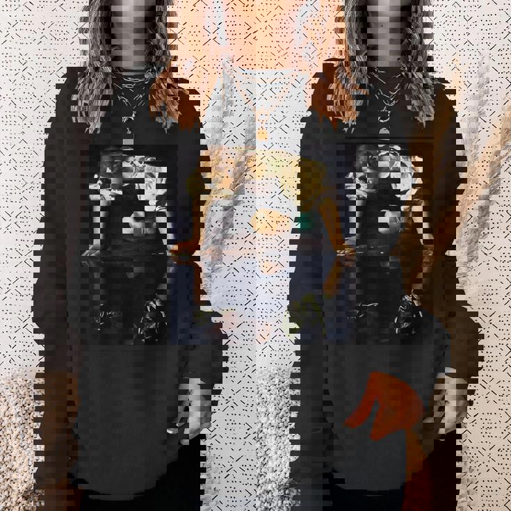 Caravaggioによるnarcissus（Narciso） スウェットシャツ 彼女への贈り物