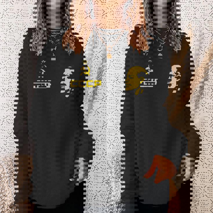 Cccp ソ連共産党 ロシア連邦 レーニンリーダー スウェットシャツ 彼女への贈り物