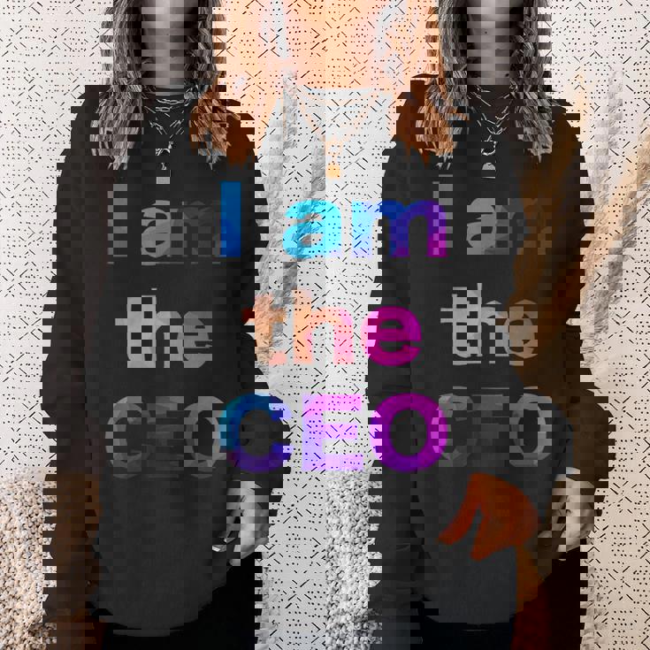 Ceo 最高経営責任者 社長 執行役員 面白い おもしろ ユーモア ギャグ お笑い スウェットシャツ 彼女への贈り物