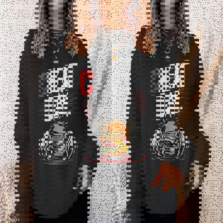 Cheat Day チート・デイ フィットネス 気ままなジム ブレイク ダイエット 冷え込む日 スウェットシャツ 彼女への贈り物