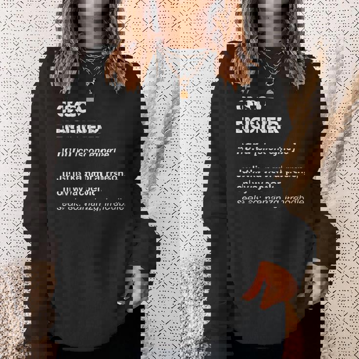 Cisco エンジニアギフト スウェットシャツ 彼女への贈り物