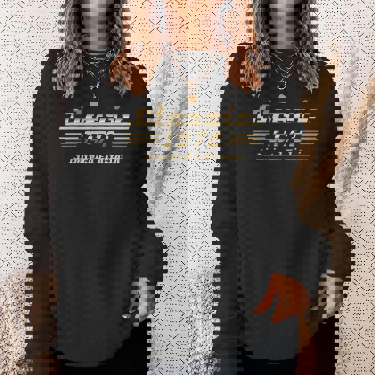 Classic 1972 ヴィンテージカー誕生53周年 スウェットシャツ 彼女への贈り物