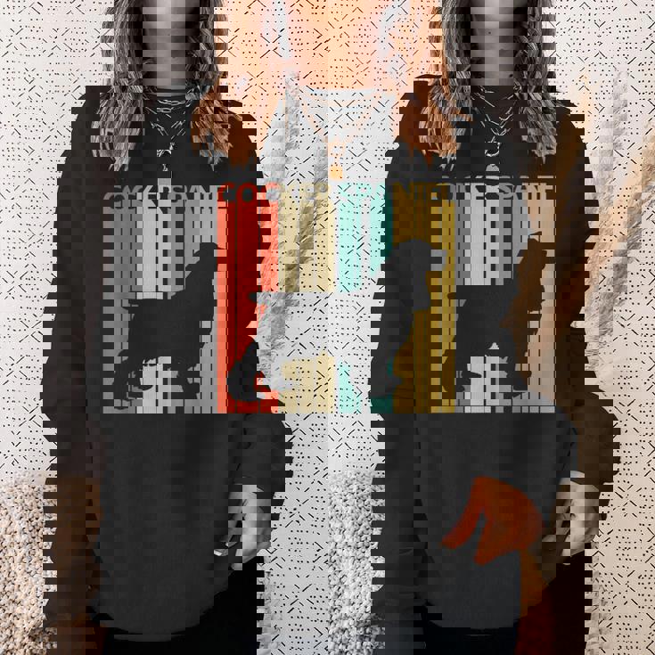 Cockerpaniel アメリカン・コッカー・スパニエル スウェットシャツ 彼女への贈り物