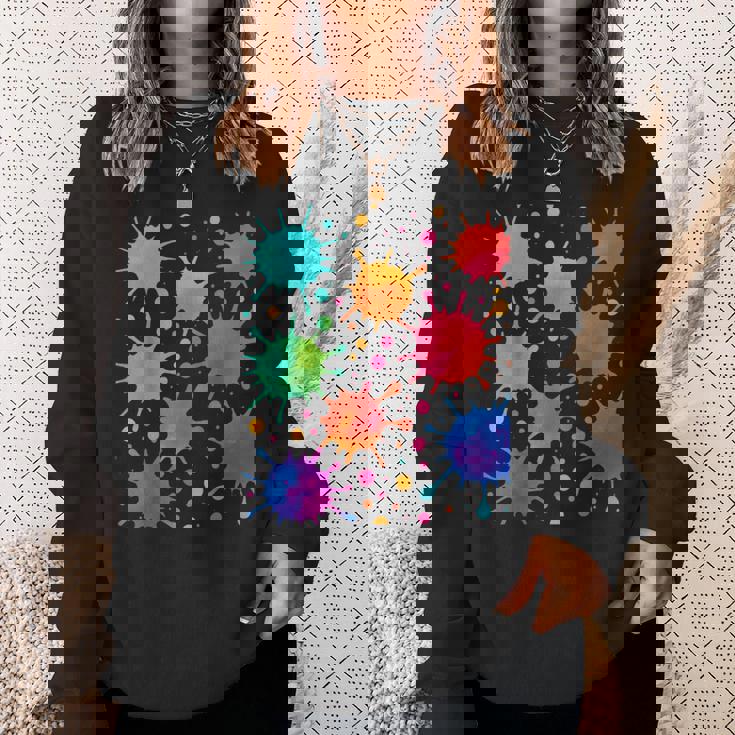 Colorplash アートtシャツ スウェットシャツ 彼女への贈り物