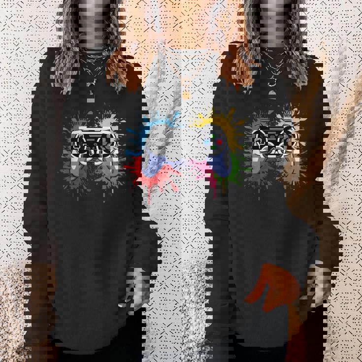 Control All Theideo Game Controller ゲーマー ボーイズ メンズ スウェットシャツ 彼女への贈り物