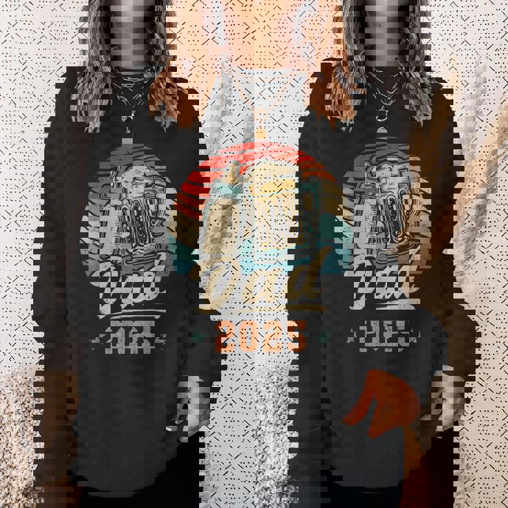 Dad 2025 年のパパ 初めての父の日 若いパパ 新しいパパ スウェットシャツ 彼女への贈り物