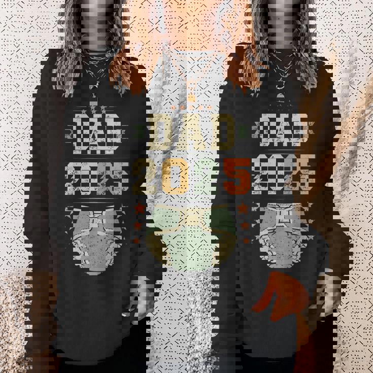 Dad 2025 年生パパ、新米パパ、初めてのパパ スウェットシャツ 彼女への贈り物