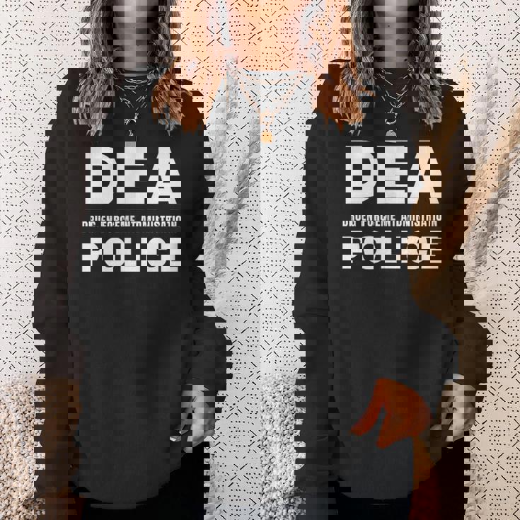 Dea 警察官 麻薬取締局 フロントサイド スウェットシャツ 彼女への贈り物