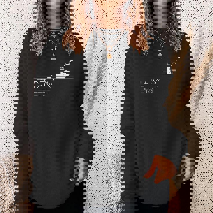 Detroit Airport Code お土産ギフト Dtw スウェットシャツ 彼女への贈り物