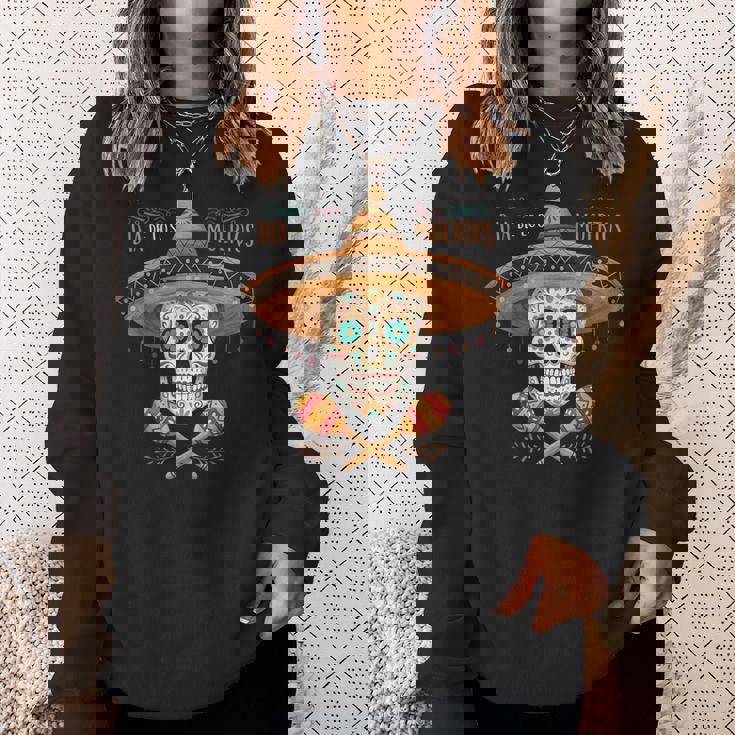 Dia -De-Los- Muertosグラフィック スウェットシャツ 彼女への贈り物