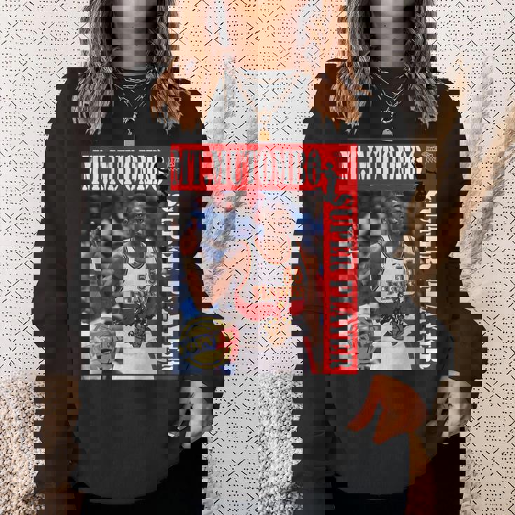 Dikembe Mutombo_Nba_001 スウェットシャツ 彼女への贈り物