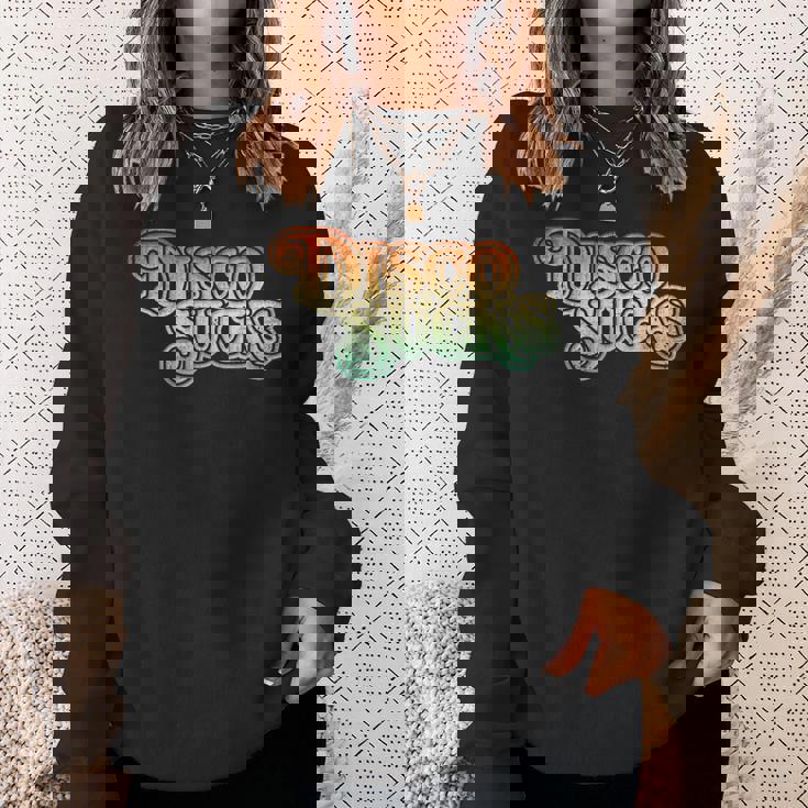 Discoucks 1970S Retrointage DesgastadoCamisa de entrenamiento Regalos para ella