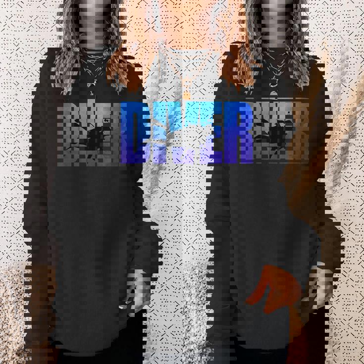 Diver Lovecuba Reef ダイビング シュノーケリング ヴィンテージ メンズ レディース スウェットシャツ 彼女への贈り物