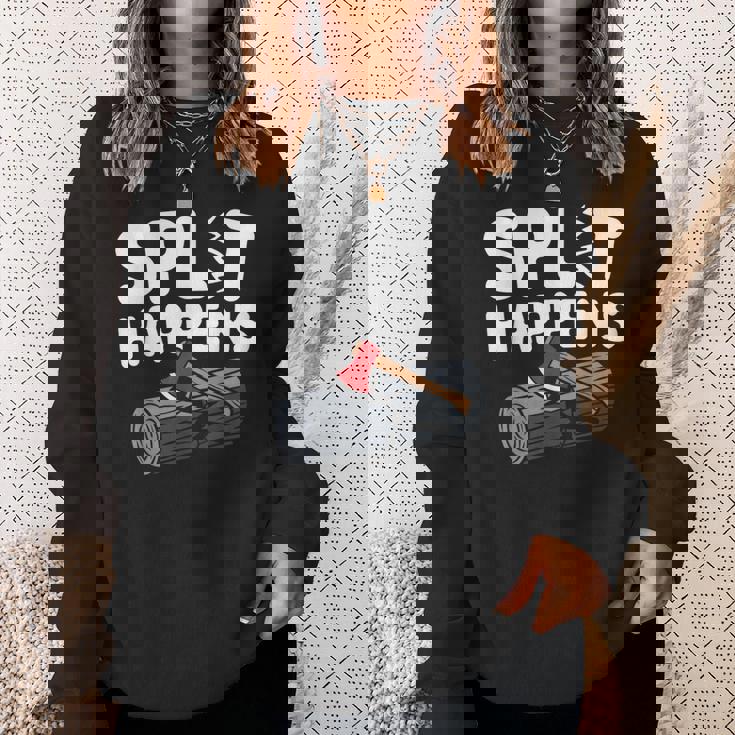 Diy 薪加工 木割り 薪割り 薪割り スウェットシャツ 彼女への贈り物