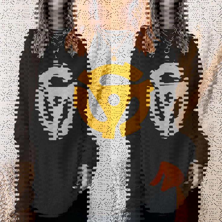 Dj 45Rpmアダプター ターンテーブルミュージック スウェットシャツ 彼女への贈り物