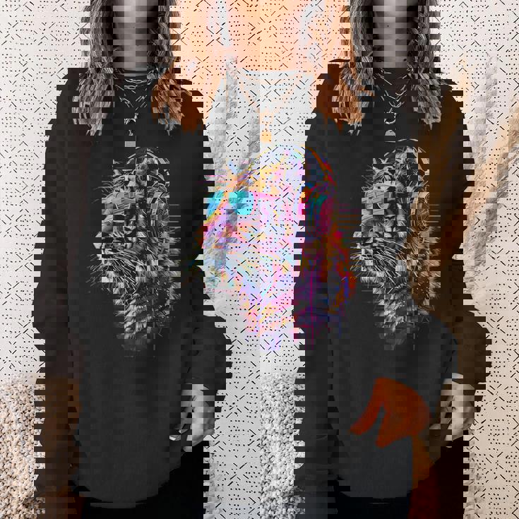 Dj Tiger ミュージックヘッドフォン ハウス ビートメーカー 音楽プロデューサー スウェットシャツ 彼女への贈り物