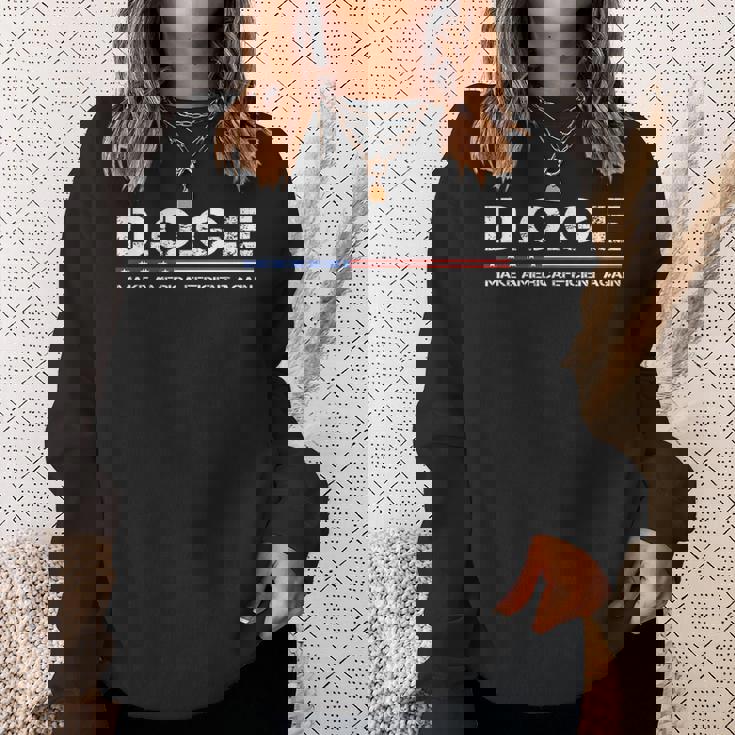 DOGE 政府効率省 Usa スウェットシャツ 彼女への贈り物