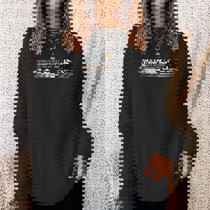 Driftingideways The Only Way Forward ドリフトモータースポーツ スウェットシャツ 彼女への贈り物