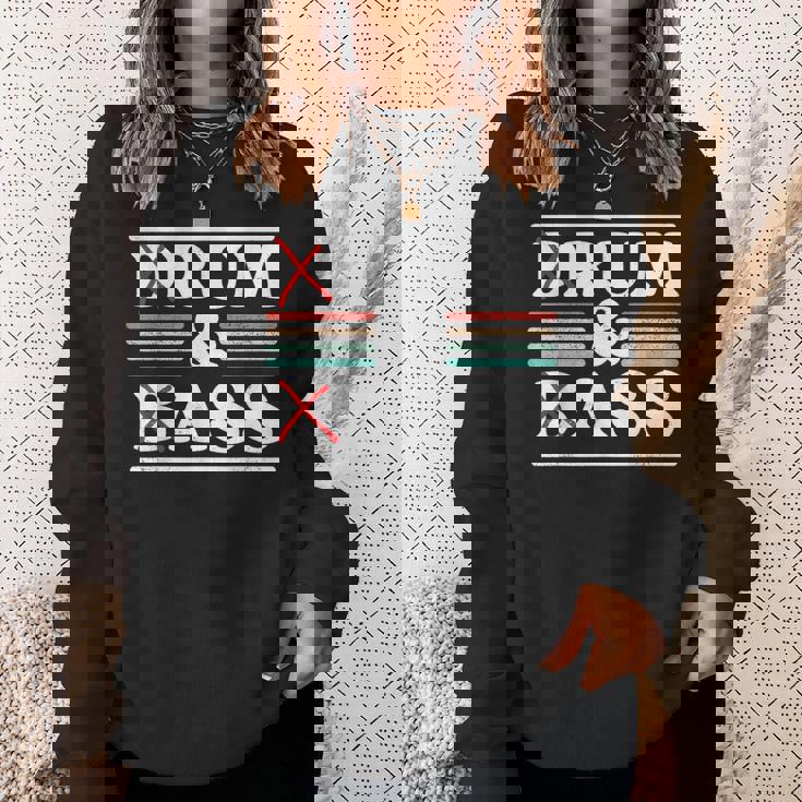 Drum & Bass Rum & Ass Retrointageibes Team スウェットシャツ 彼女への贈り物