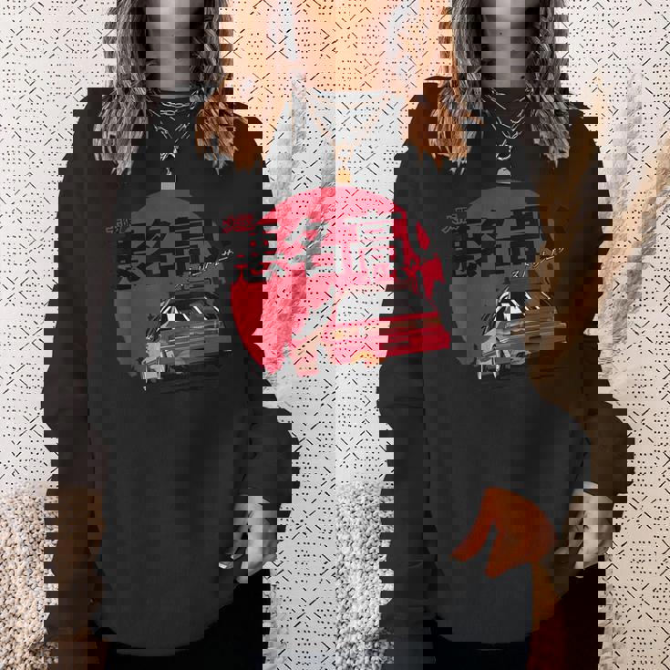 Ef Civic 和風レトロカー スウェットシャツ 彼女への贈り物