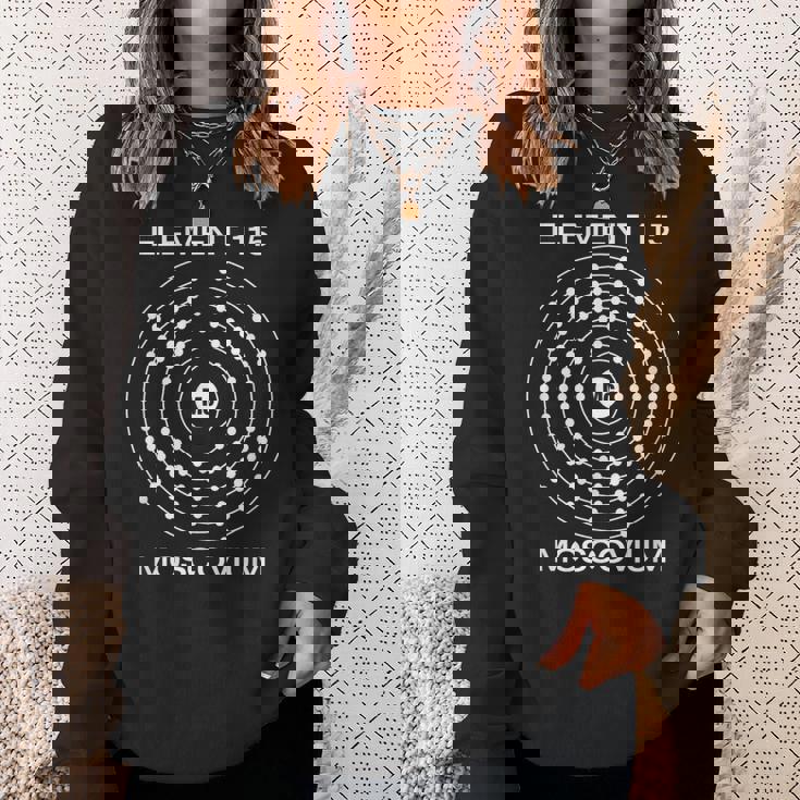 Element 115 Moscovium Ununpentium 原子番号 Ufo Alien スウェットシャツ 彼女への贈り物