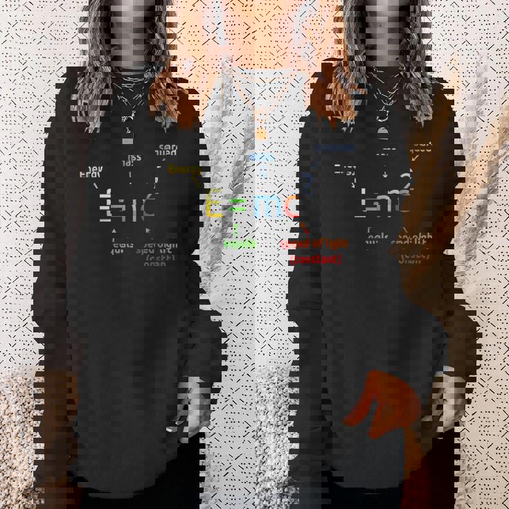 EMc2 方程式 スウェットシャツ 彼女への贈り物