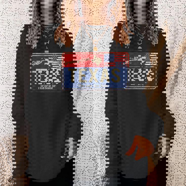 Enjoy Wear Cool Texas Wildintage Texas Usa スウェットシャツ 彼女への贈り物