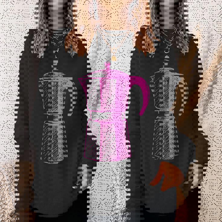 Essenza Italiana Moka コーヒーメーカー スウェットシャツ 彼女への贈り物