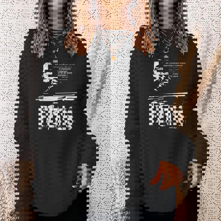 Evans Jazz Wisdom ピアニスト ミュージシャン 1色 スウェットシャツ 彼女への贈り物