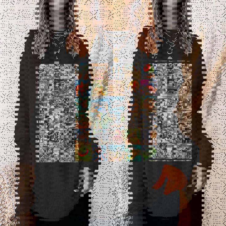 Every Italian Brainrot Meme Italian Brainrotコレクション スウェットシャツ 彼女への贈り物