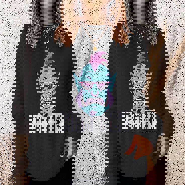 Fantasy Ork Mmorpg Rpg ゲーマーヘッド スウェットシャツ 彼女への贈り物