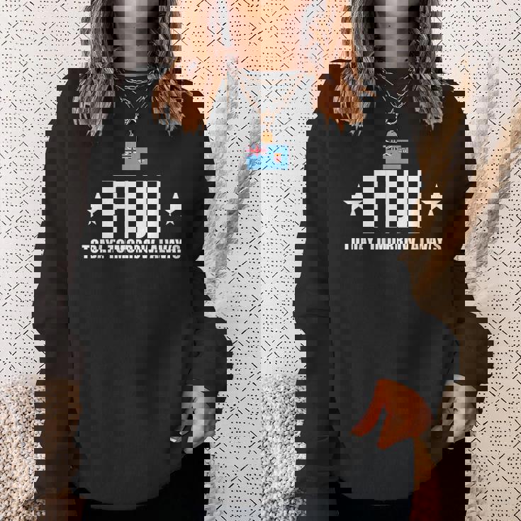 Fiji Today Tomorrow Always フィジー ラグビー スウェットシャツ 彼女への贈り物