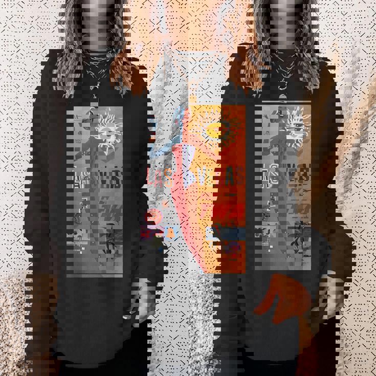 Fly Twa ラスベガス ビンテージ トラベルtシャツ スウェットシャツ 彼女への贈り物