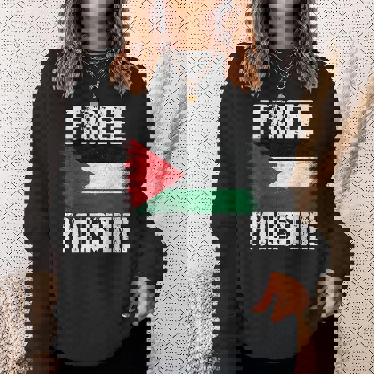 Free Palestine Free Gaza パレスチナの旗無料パレスチナ スウェットシャツ 彼女への贈り物
