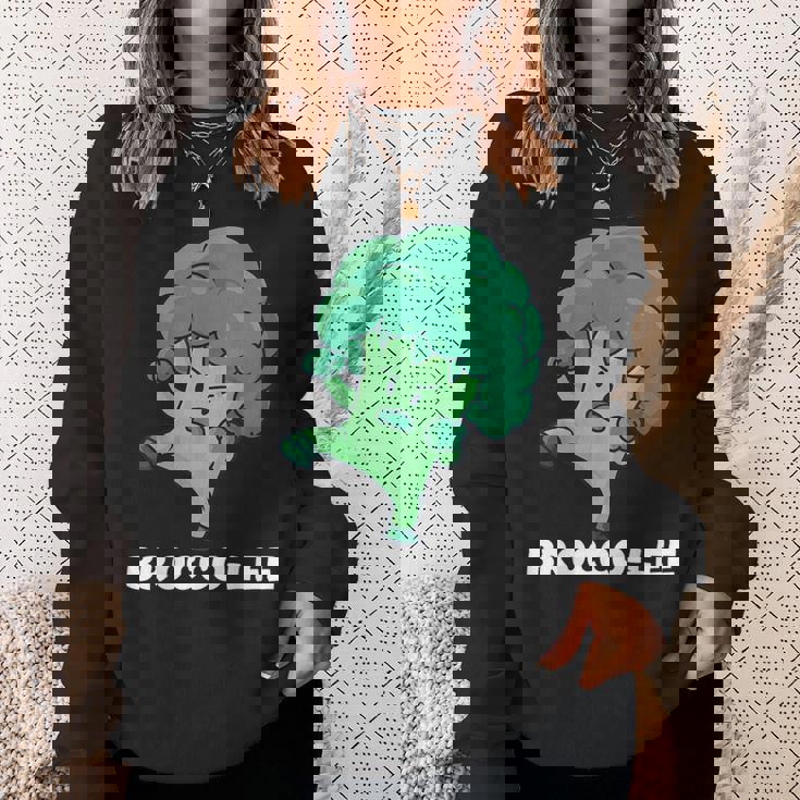 Brocco-Lee Punegetable Love ブロッコリー ビーガンダイエット スウェットシャツ 彼女への贈り物