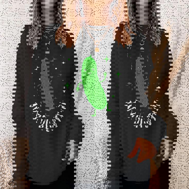 Bun Pickle-Just Dill With It スウェットシャツ 彼女への贈り物