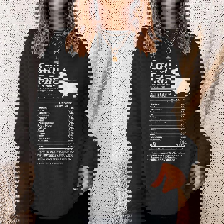 Corgi Facts 栄養ギフト カーディガン ペンブローク スウェットシャツ 彼女への贈り物