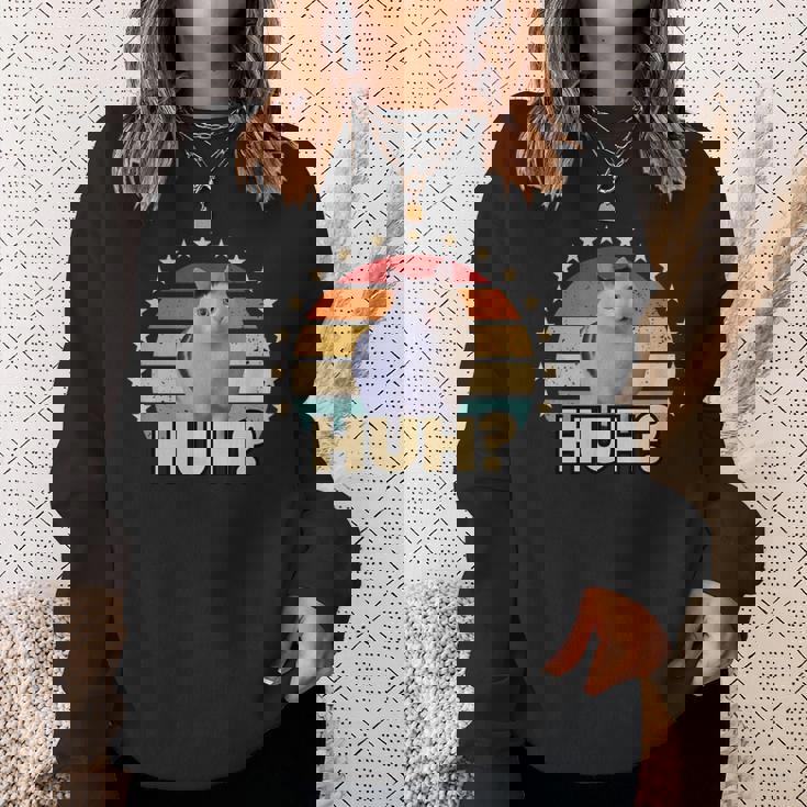 Huh Cat Huhおかしな猫好きのハッミーム スウェットシャツ 彼女への贈り物