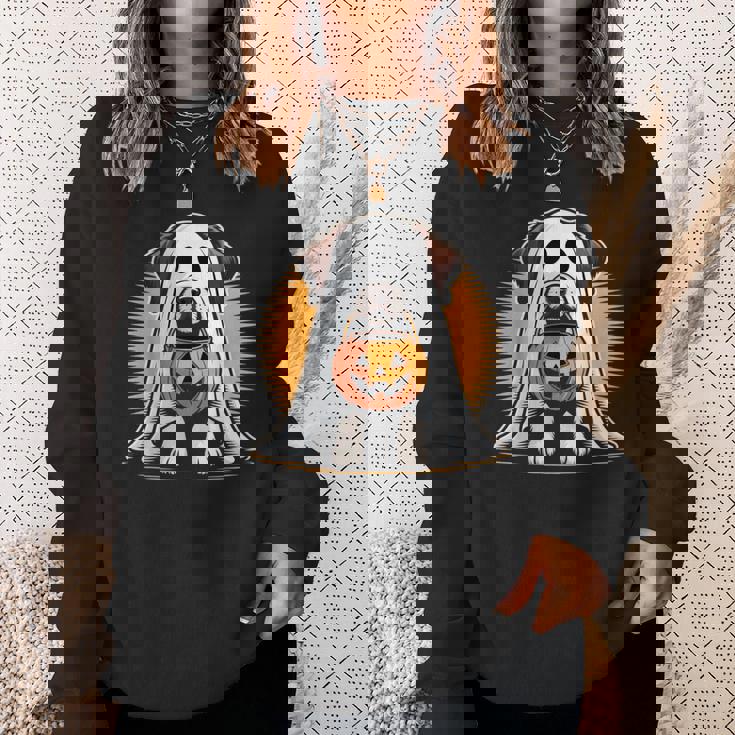 My Dog Is My Boo ハロウィン ゴーストドッグ メンズ レディース キッズ スウェットシャツ 彼女への贈り物