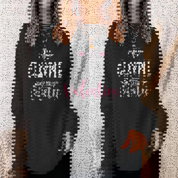 My Glammy Is Myalentine パーティーギフト スウェットシャツ 彼女への贈り物
