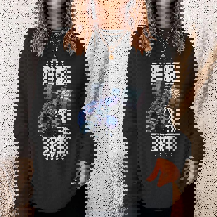 Gorilla プッシュリミットワークアウトダンベル ボディビルディング ジム フィットネス スウェットシャツ 彼女への贈り物