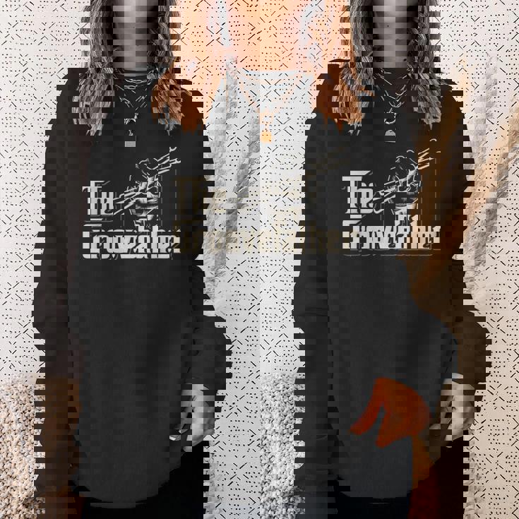 Groovefather ビンテージドラム ドラミング バンドドラマー スウェットシャツ 彼女への贈り物