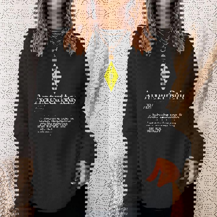 Ham Radio Operator I Ham Radio アマチュア無線機 スウェットシャツ 彼女への贈り物