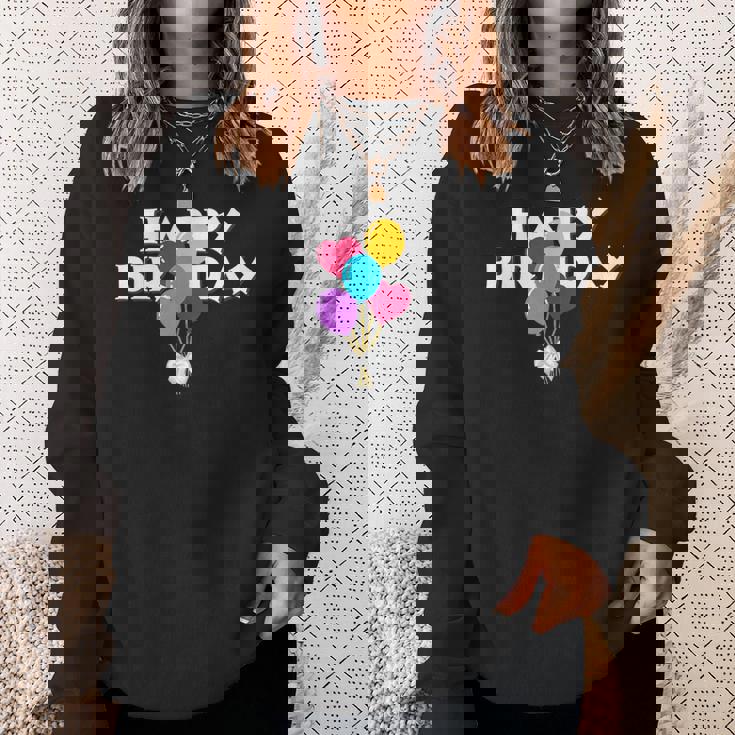 Happy Birthdayお誕生日おめでとう お誕生日おめでとう スウェットシャツ 彼女への贈り物