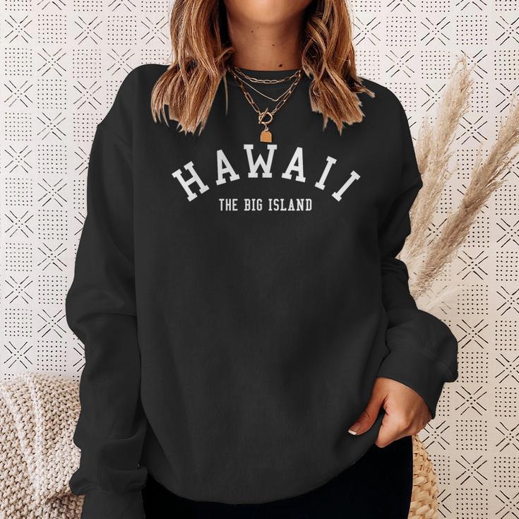 Hawaii ビッグアイランド アロハハワイ族ビーチスウェットシャツ スウェットシャツ 彼女への贈り物